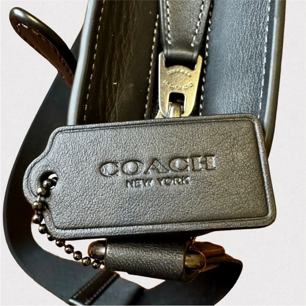 Coach Black Sailboat Print Men's Bag